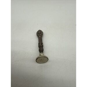 Vintage Foster & Bailey Sterling Silver Wax Seal Stamp